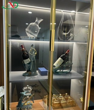 TỦ RƯỢU CÁNH KÍNH 2 CỬA 