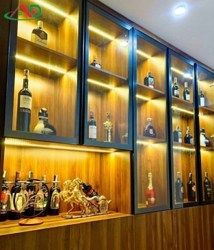 TỦ RƯỢU CÁNH KÍNH CỔ ĐIỂN 