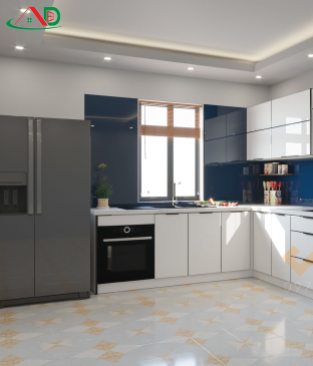 Tủ Bếp Cánh Kính