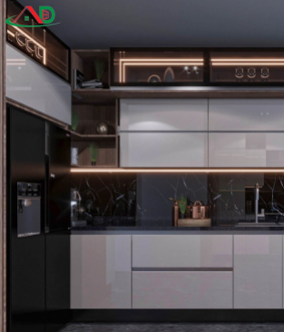 Tủ Bếp Cánh Kính