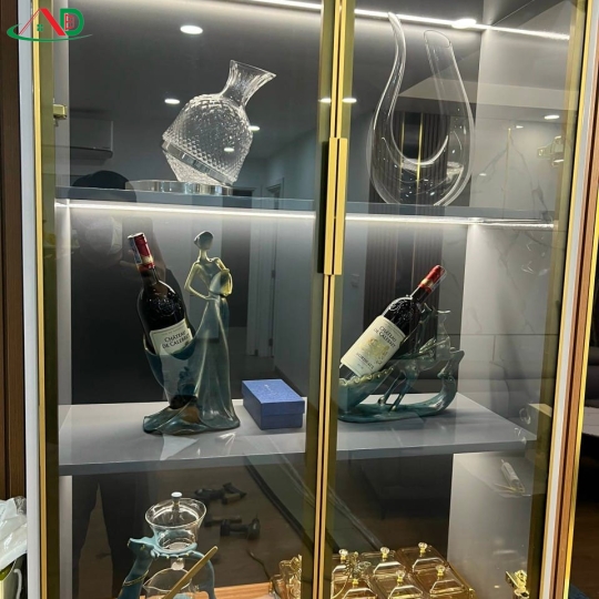 TỦ RƯỢU CÁNH KÍNH 2 CỬA 