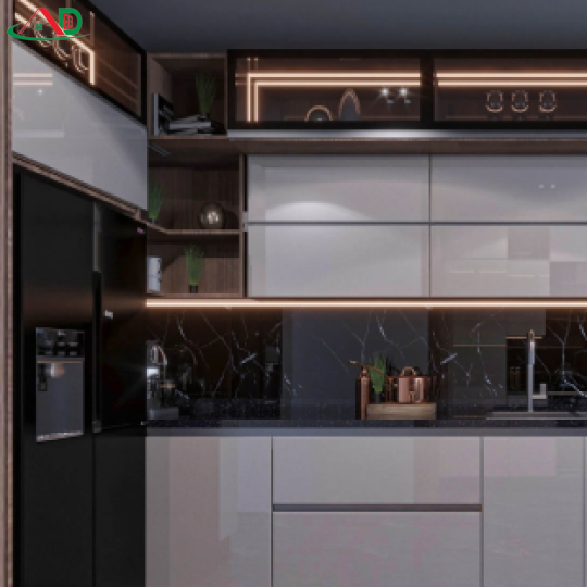 Tủ Bếp Cánh Kính